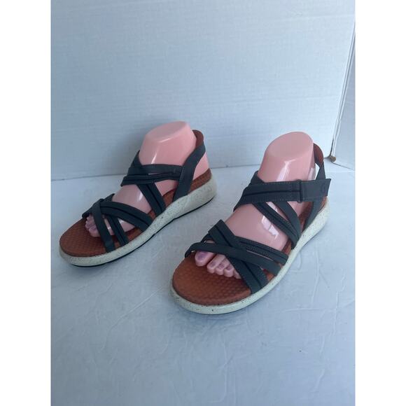 Baretraps® Gracee Rebound Strappy Round Toe Comfort Casual Walking Sandals 9.5M - Picture 1 of 10